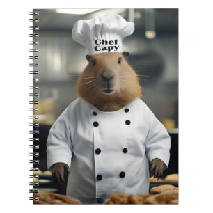 Funny Chef Capybara, Notebook