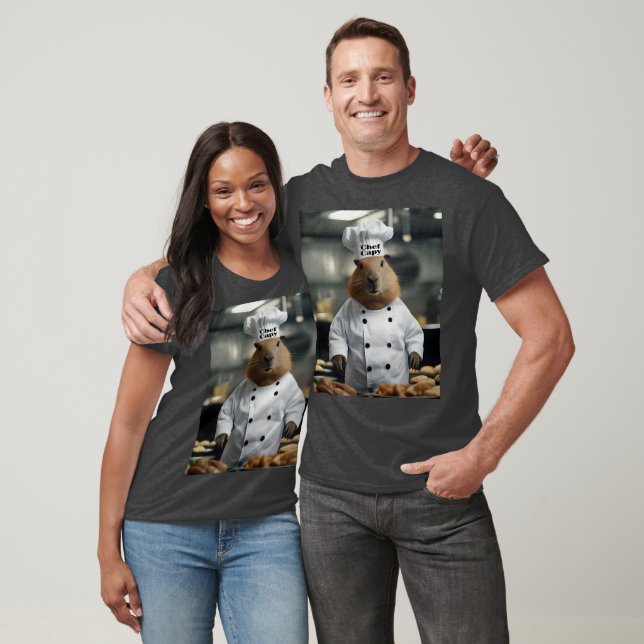 Funny Chef Capybara, T-Shirt (Unisex)