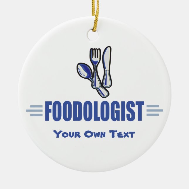 Funny Chef Ceramic Tree Decoration (Front)