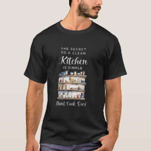 Funny Chef Design For Men Women Cooking Lover Kitc T-Shirt