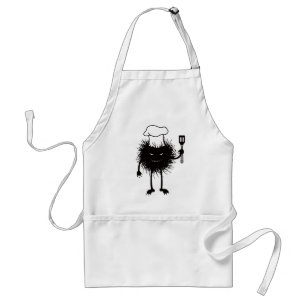 Funny Chef Evil Character Loves To Cook Standard Apron