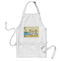 Funny Chef Humour Cartoon Apron