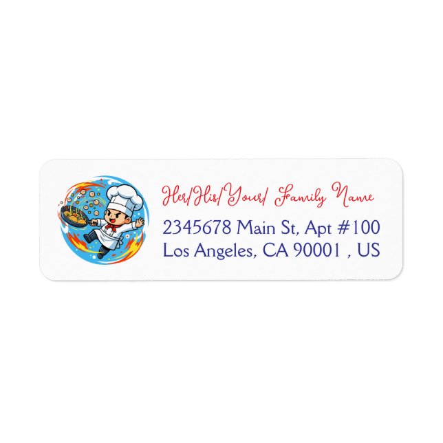 Funny Chef Mascot (Front)
