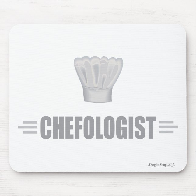 Funny Chef Mouse Mat (Front)