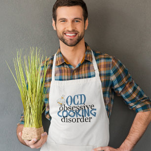 Funny Chef Obsessive Cooking Disorder Standard Apron