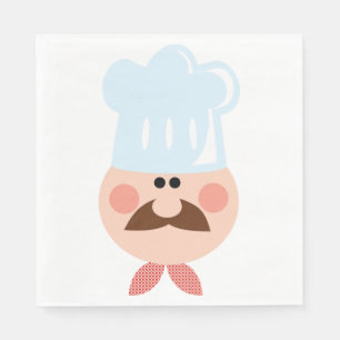 Funny Chef Paper Napkins