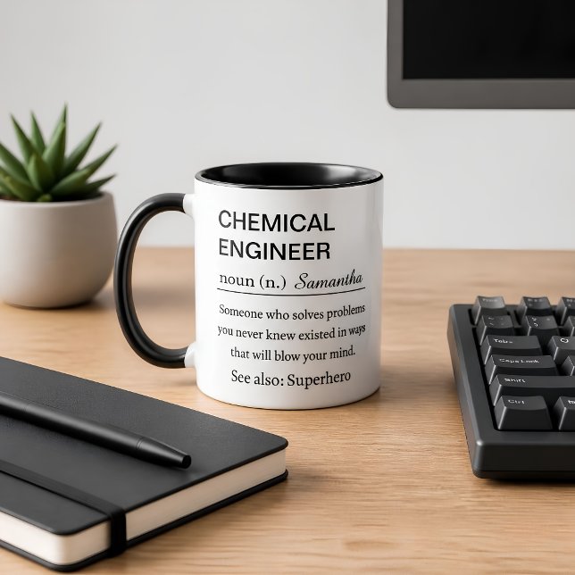 Funny Chemical Engineer Definition Coffee Mug (Creator Uploaded)