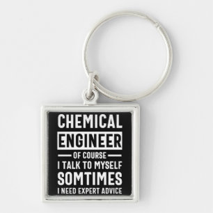 Funny Chemical Engineer Gift Key Ring