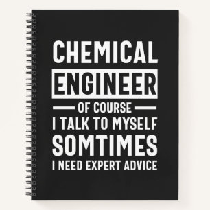 Funny Chemical Engineer Gift Notebook