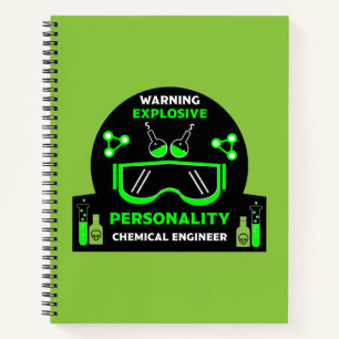 Funny Chemical Engineer Gifts Notebook