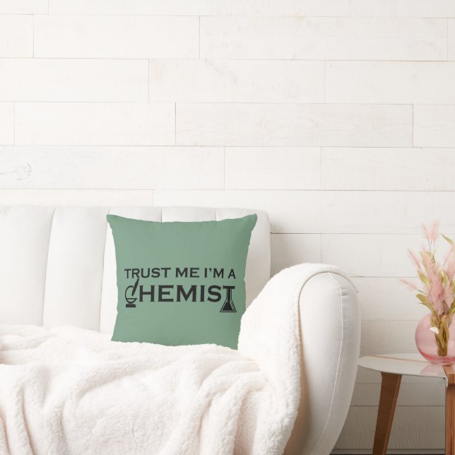 Funny Chemist Chemistry gift  Cushion (Couch)