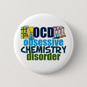 Funny Chemistry 6 Cm Round Badge