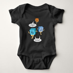 Funny Chemistry Birthday Gag for Future Scientist Baby Bodysuit
