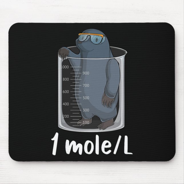 Funny Chemistry Chemist Student Science Teacher Mo Mouse Mat (Front)