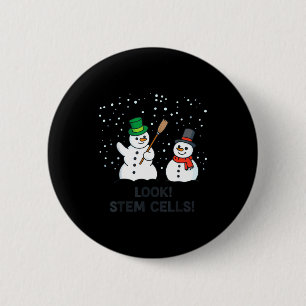 Funny Chemistry Christmas Science Teacher Look Ste 6 Cm Round Badge