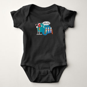 Funny Chemistry Comic Chemical Reaction Baby Bodysuit