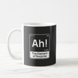 Funny Chemistry Design – Element of Surprise “Ah”  Coffee Mug