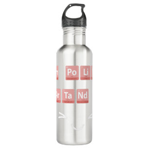 Funny Chemistry Elements Design Smart Cute Polite  710 Ml Water Bottle