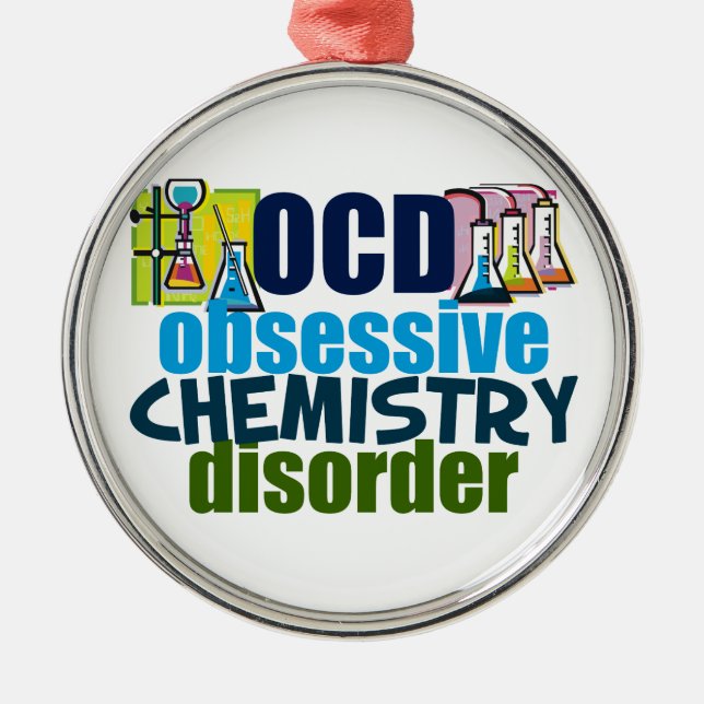 Funny Chemistry Metal Tree Decoration (Front)