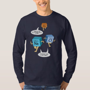 Funny Chemistry Periodic Table Pun Retired Teacher T-Shirt