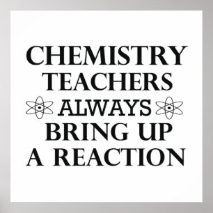 funny chemistry poster