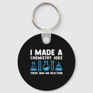 Funny Chemistry Science Teacher Chemist Men Women Key Ring