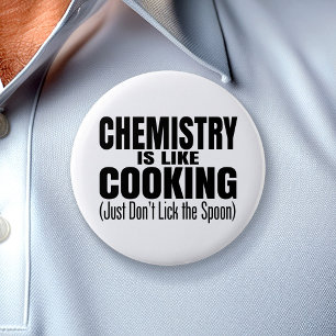 Funny Chemistry Teacher Quote 6 Cm Round Badge
