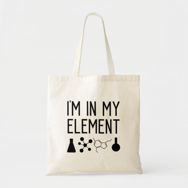 Funny chemistry teacher tote bag (Front)
