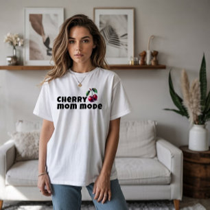 Funny cherry vibe slogan mother day T-Shirt
