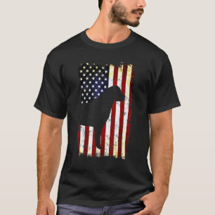 Funny Chesapeake Bay Retriever Silhouette American T-Shirt