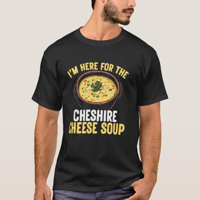 Funny Cheshire Cheese Soup T-Shirt (Front)