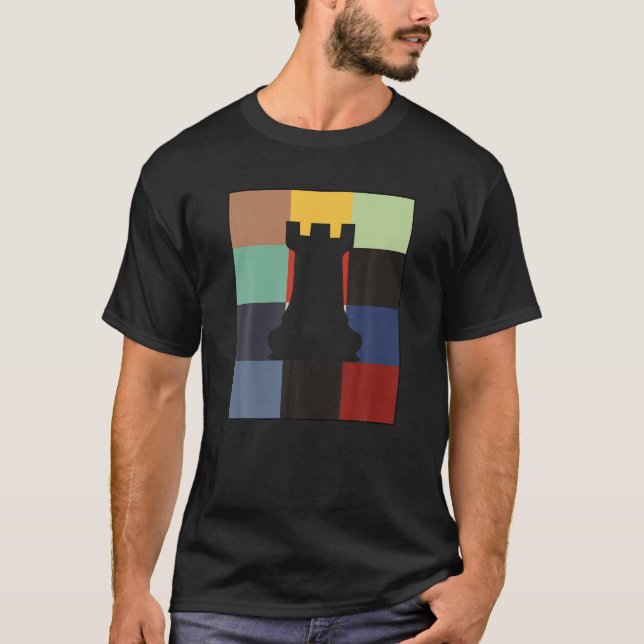 Funny Chess Board Tee Game Humour Set Gift Player  (Front)