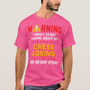 Funny Chess Boxing Chess Boxer Joke T-Shirt