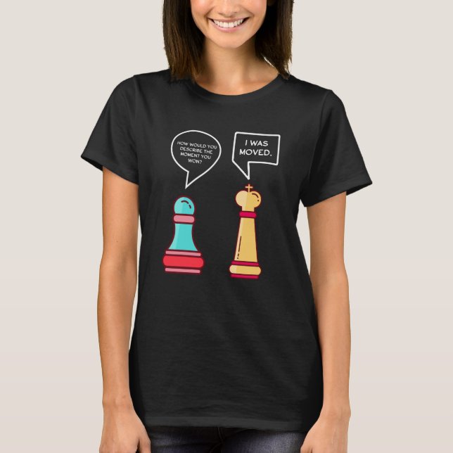 Funny Chess figures T-Shirt (Front)