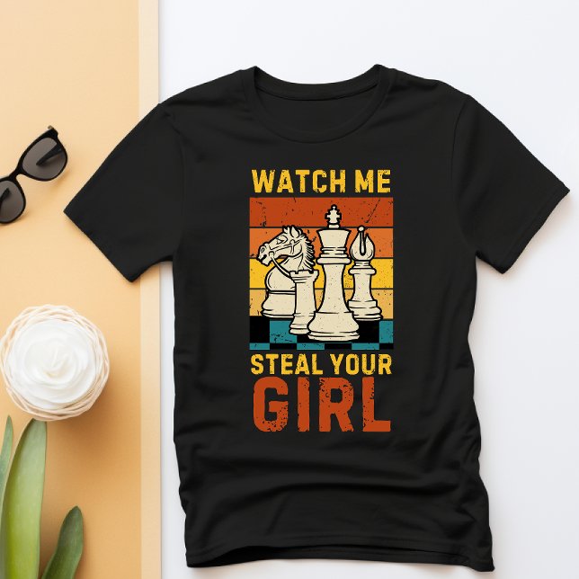 Funny chess game distressed grunge humour knight  T-Shirt (Creator Uploaded)