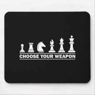 Funny Chess Gift for Chess Lover Kids Boys Girls C Mouse Mat