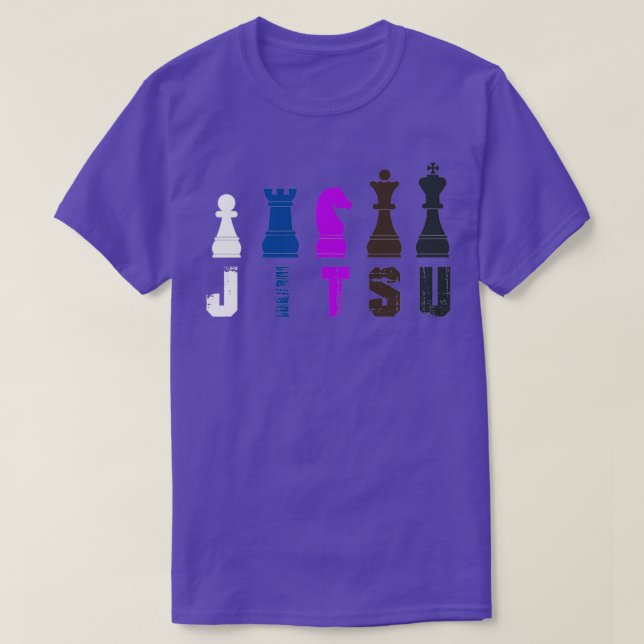 Funny Chess Jiu Jitsu for BJJ 1 T-Shirt (Design Front)