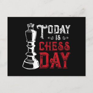 Funny Chess King Castling Design Announcement Postcard