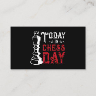 Funny Chess King Castling Design Enclosure Card