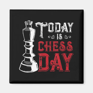 Funny Chess King Castling Design Magnet