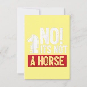 Funny Chess King Castling Design Thank You Card