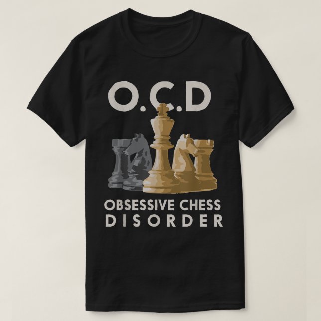 Funny Chess Lover Humor Design T-Shirt (Design Front)
