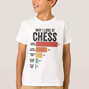 Funny Chess Sport Why I Lose At Chess Game Retro T-Shirt