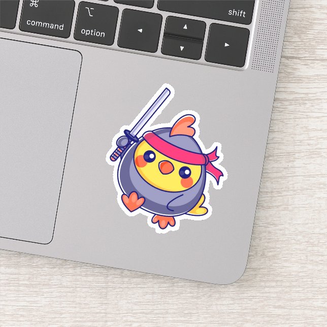 Funny Chibi Ninja Chick (Detail)