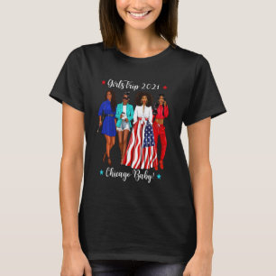 Funny Chicago Girls Trip 2021 Cute Black Womens Va T-Shirt