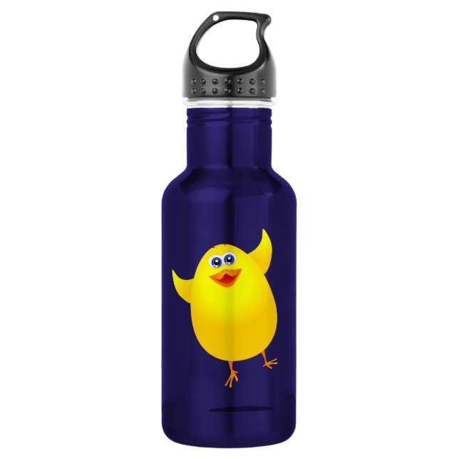 Funny chick, 532 ml water bottle (Front)