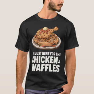 Funny Chicken And Waffles Brunch Lover T-Shirt