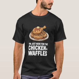 Funny Chicken and Waffles Brunch Lover T-Shirt