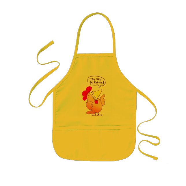 Funny Chicken Apron | Funny Cartoon Chicken Apron (Front)