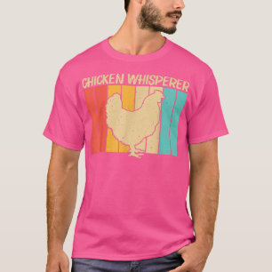 Funny Chicken Art For Men Women Chicken Farmer Pou T-Shirt
